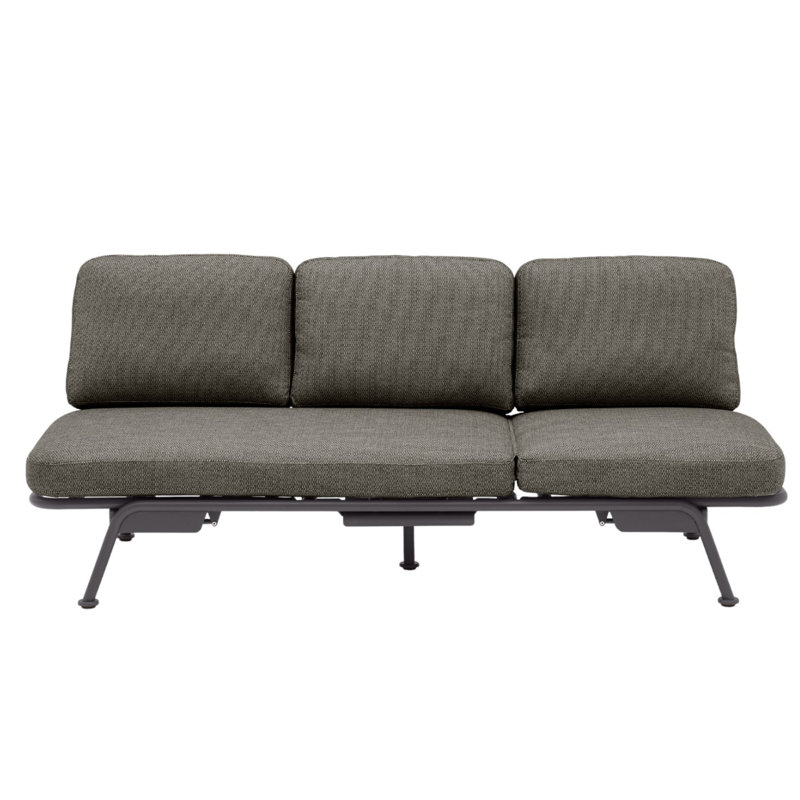 Canapé inclinable luxueux en aluminium Davenport