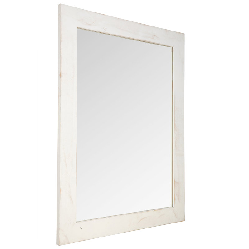 Miroir de salle de bain Edna, Blanc