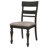 Bridey Wood Dining Side Chair Charcoal
