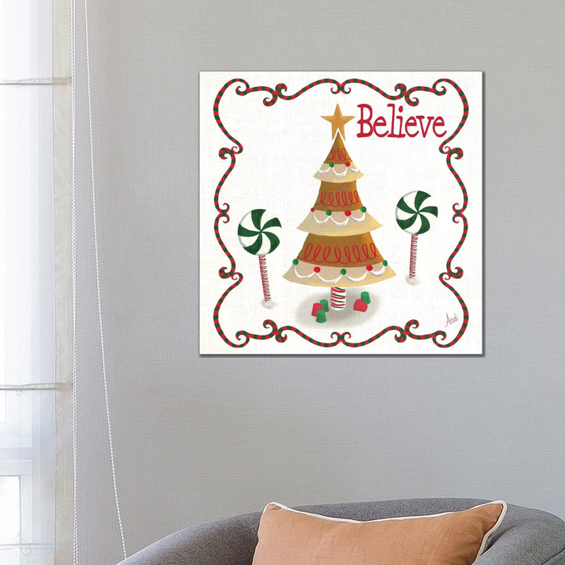 Gingerbread Forest I by Andi Metz - Wrapped Canvas Print, 66.04 cm H x 66.04 cm W x 1.91 cm D