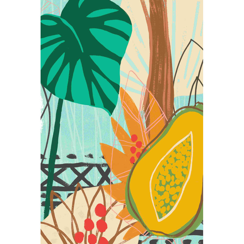 Graphique Jungle I, H 18 po x l 12 po