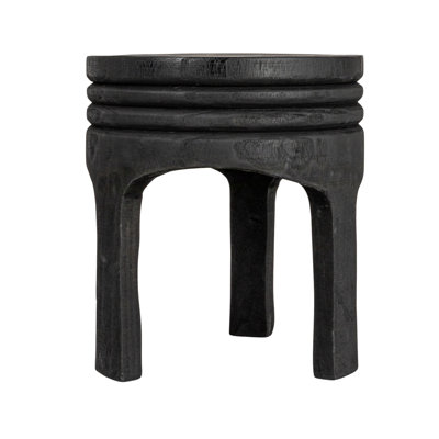 Paulownia Wood Carved Stool