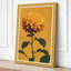 Golden Chrysanthemum Botanical - Wrapped Canvas-2111357458-2111357464