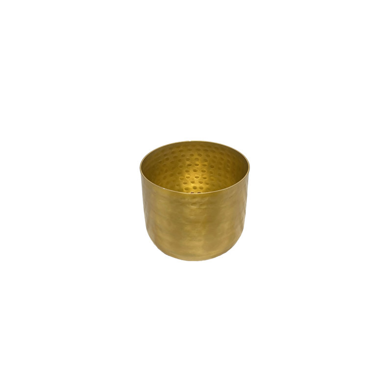 Pot de fleurs d'intérieur en métal Radim, H 4 po x l 5 po x P 5 po