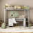 Audreena Metal Loft Bed-340097333-340068172