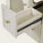 24" Wall-Mounted Bathroom Vanity with Ceramic Sink, 2 Drawers, Soft-Close Door-1893142829