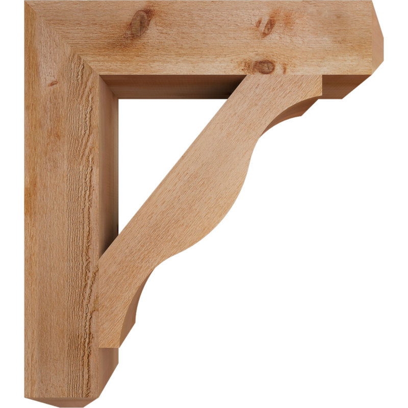Support pour artisan Funston, H 34 po x l 6 po x P 30 po, Sciage brut, Cèdre rouge