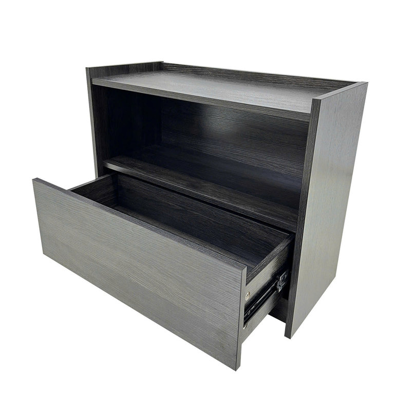 Table de chevet Robin en gris foncé