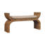 Boucle Upholstered Bench