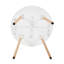 Alfret Round Solid Wood Base Dining Table-1916035601