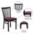 Oliverson School House Back Metal Restaurant Chair-23840620
