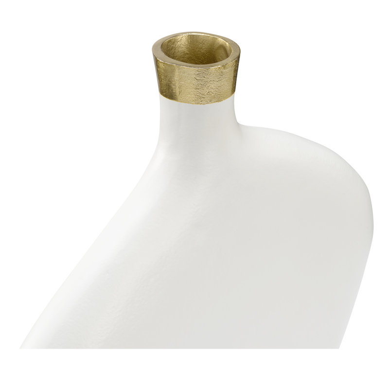 Asymmetric Handmade Aluminum Table Vase