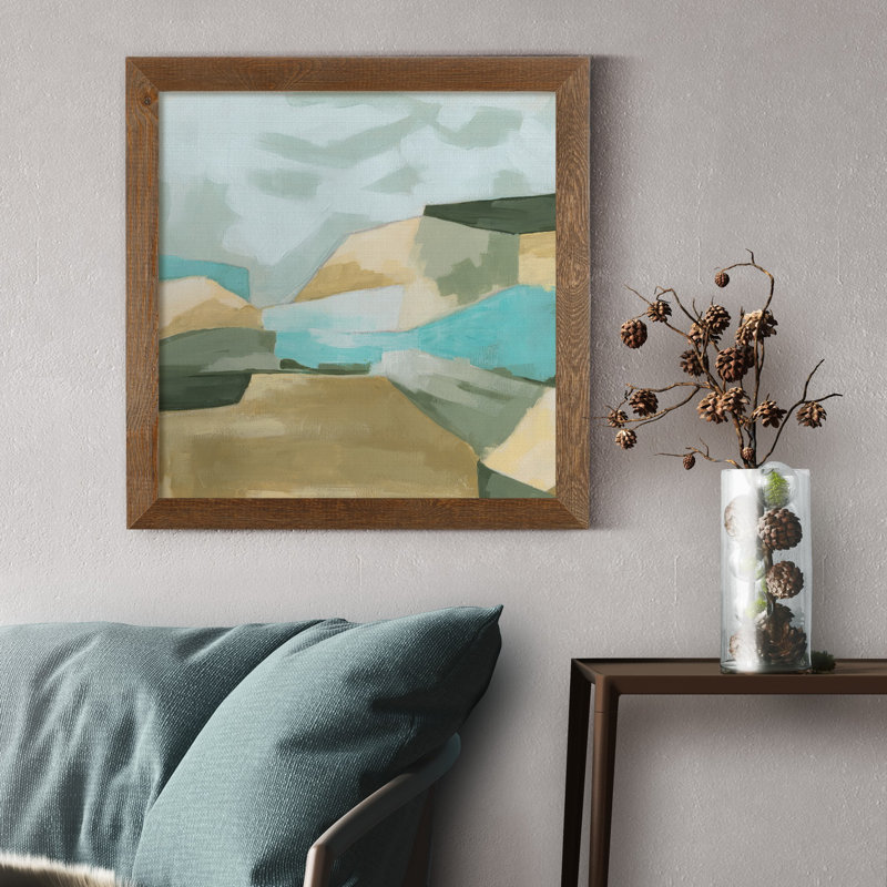 Optical Fields II, reproduction d’art sur toile encadrée, H 27,5 po x l 27,5 po x P 1,5 po, Érable encadré