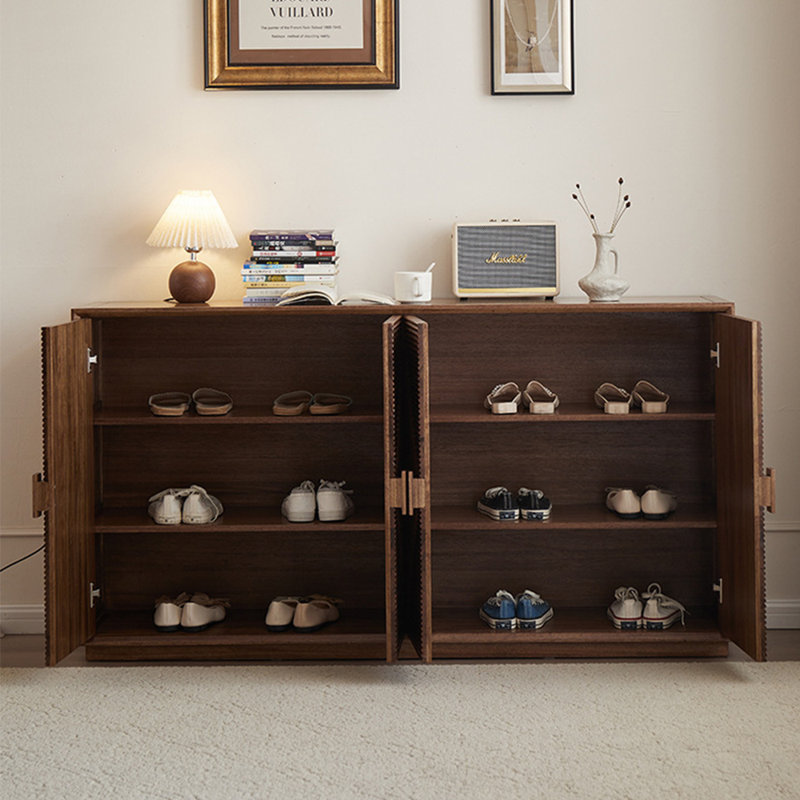 Armoire à chaussures de style américain avec rangement rétro