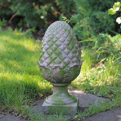 Statue de jardin vert ananas 20,75 po