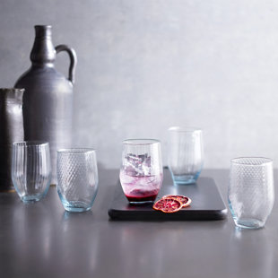 Luna 16oz. Handmade Drinking Glass Set
