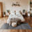 Washable Rugs - Long Hallway Rug Low Pile Rug with Non Slip Backing Floor Mat Moroccan Indoor Carpet for Kitchen Bedroom Entryway Black-1128568126