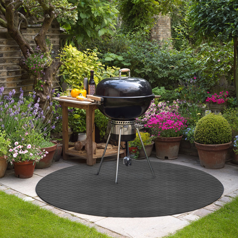 BBQ MATS Rubber Grill Grid Mat