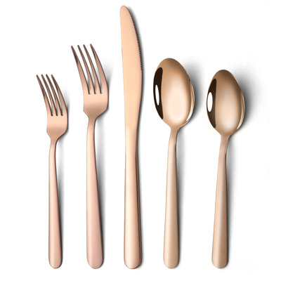 Stainless Steel Flatware - Set of 20
