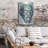 " Zombie Pattern Head 07 " Print-1931599264