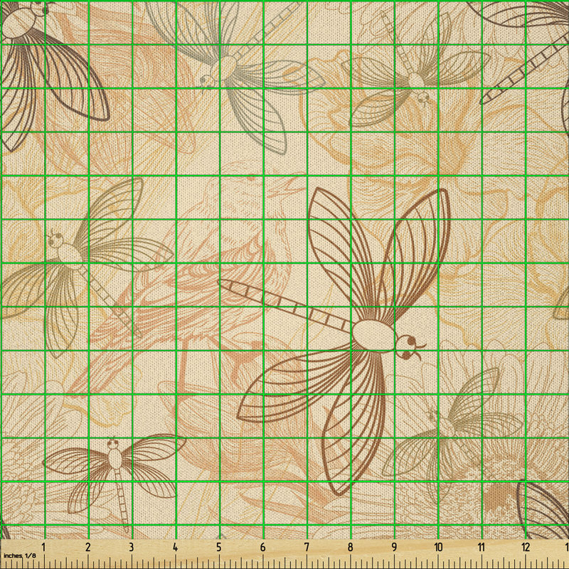 Dashira Birds and Dragonflies Multi-Purpose Fabric