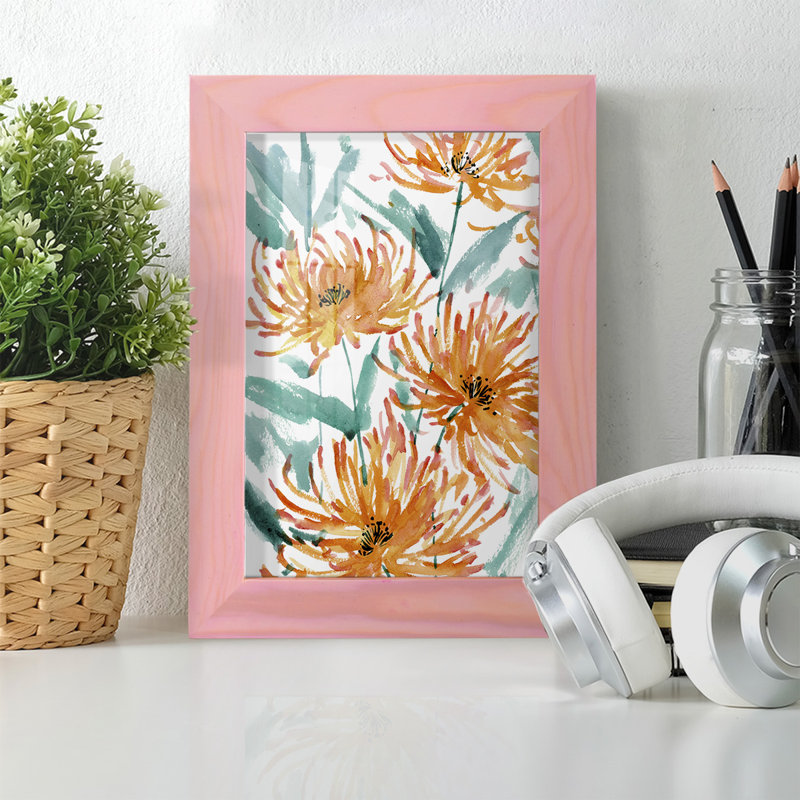 Barbare croissance I, impression sur papier, H 7 po x l 5 po x P 1 po, Rose