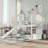 Twin over Twin House Bunk Bed with Convertible Slide,Storage Staircase-91054556