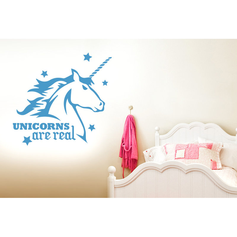 Animals Wall Decal, Blue
