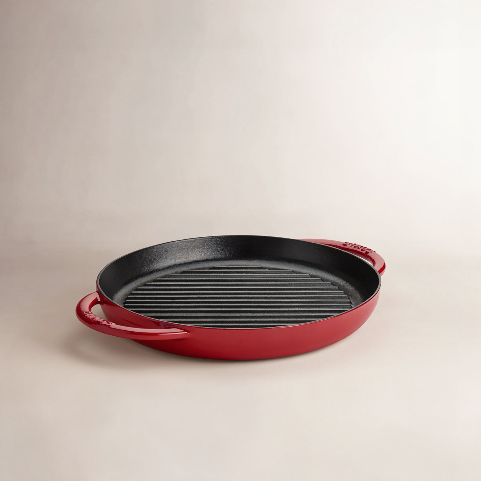 Cast Iron 10" Pure Grill Pan, Cherry