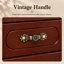 Armoire à bijoux de table traditionnelle avec 5 tiroirs et double face