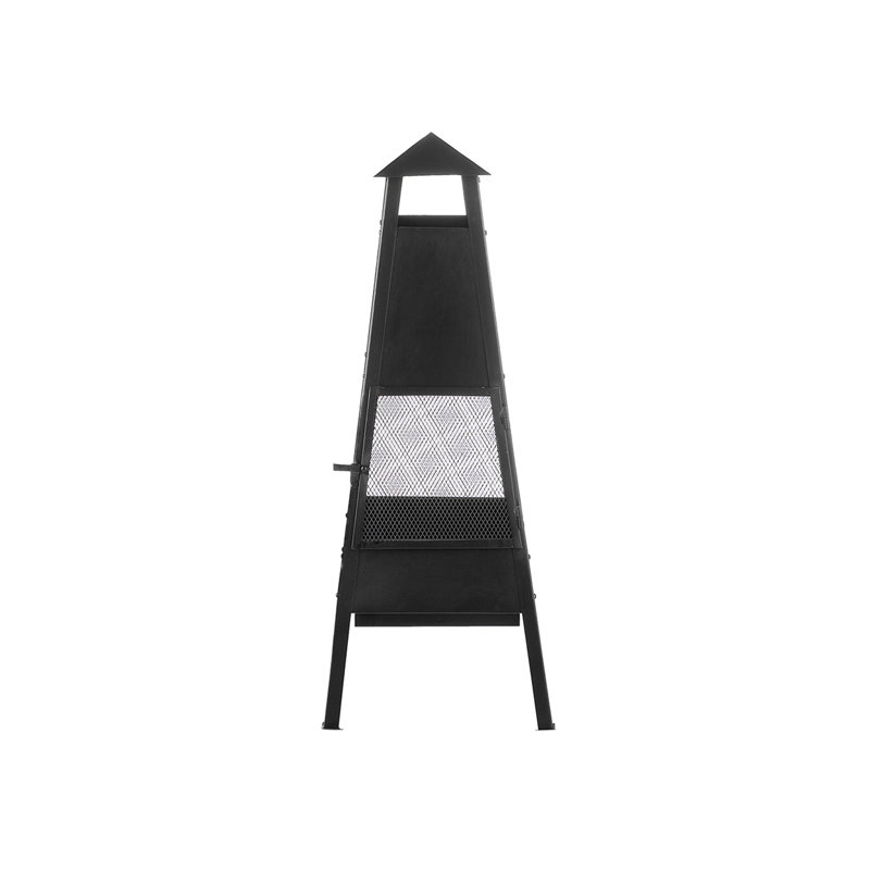 Maki Square Steel Charcoal Smokeless Fire Pit