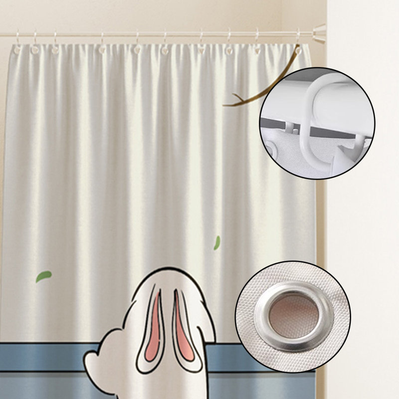 Rideau de douche en polyester