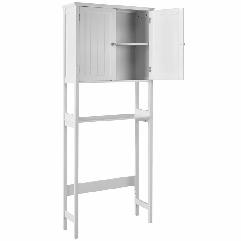 Rangement au-dessus de la toilette en bois massif l 27,5 po x H 68 po x P 9,5 po Towaoc