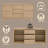 Kasem Oak Finish Server