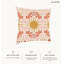 Coussin décoratif géométrique intérieur / extérieur en polyester
