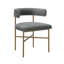 Fauteuil d'appoint en velours-164394747