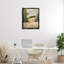 Cadre flottant Painterly Green Valley View, design par Petal Prints Design-35306398-35306397