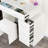 White Color Adjustable Dressing Table