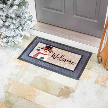 Evergreen Enterprises, Inc Winter Christmas Santa Ho Ho Ho Sassafras Switch  10 in. x 20 in. Non-Slip Outdoor Door Mat & Reviews