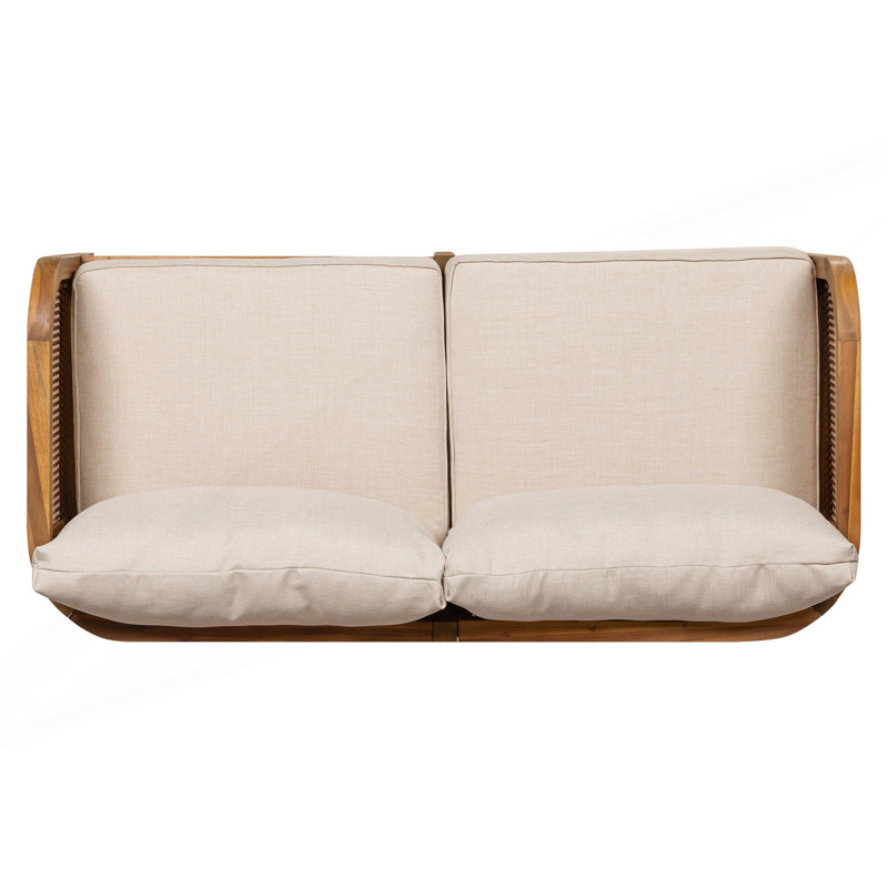 Modern Outdoor Patio Cushioned Sofa