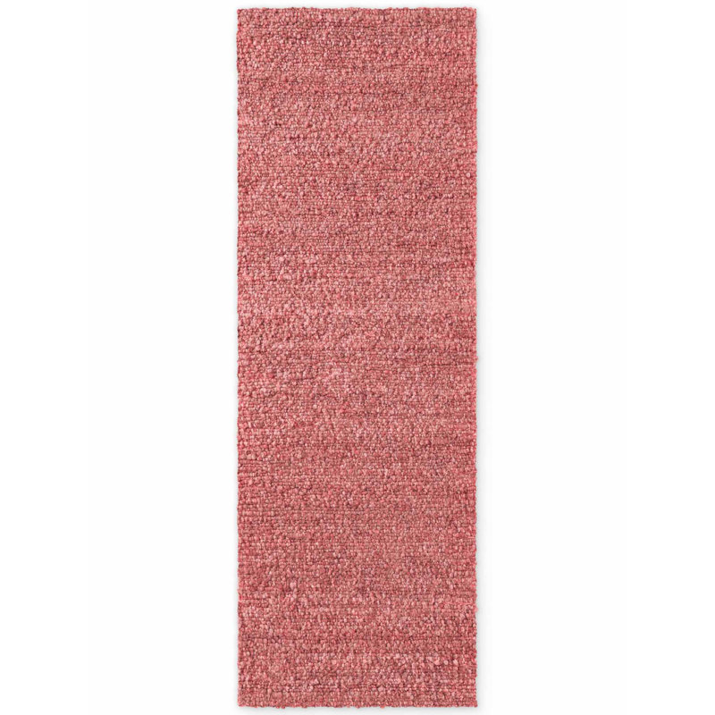 Despoina Hand Woven Area Rug, Pink, Runner 80 x 300 cm