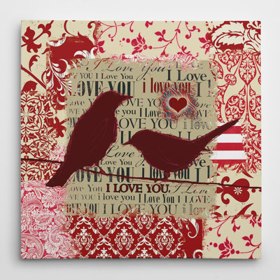 «Valentines I», impression sur toile tendue