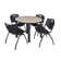 Albaugh 42" L Round Breakroom Table