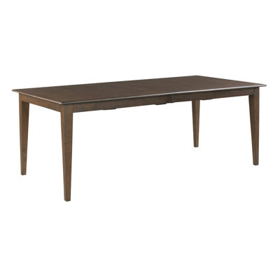 80" RECTANGULAR LEG TABLE, MOCHA