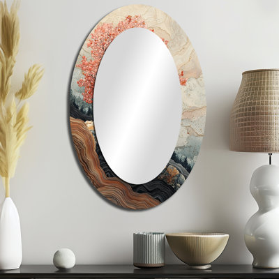 Miroir mural cerisier en fleurs Echoes Of Sakura I