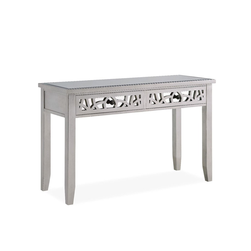 Christopher 120cm Glass Top Console Table