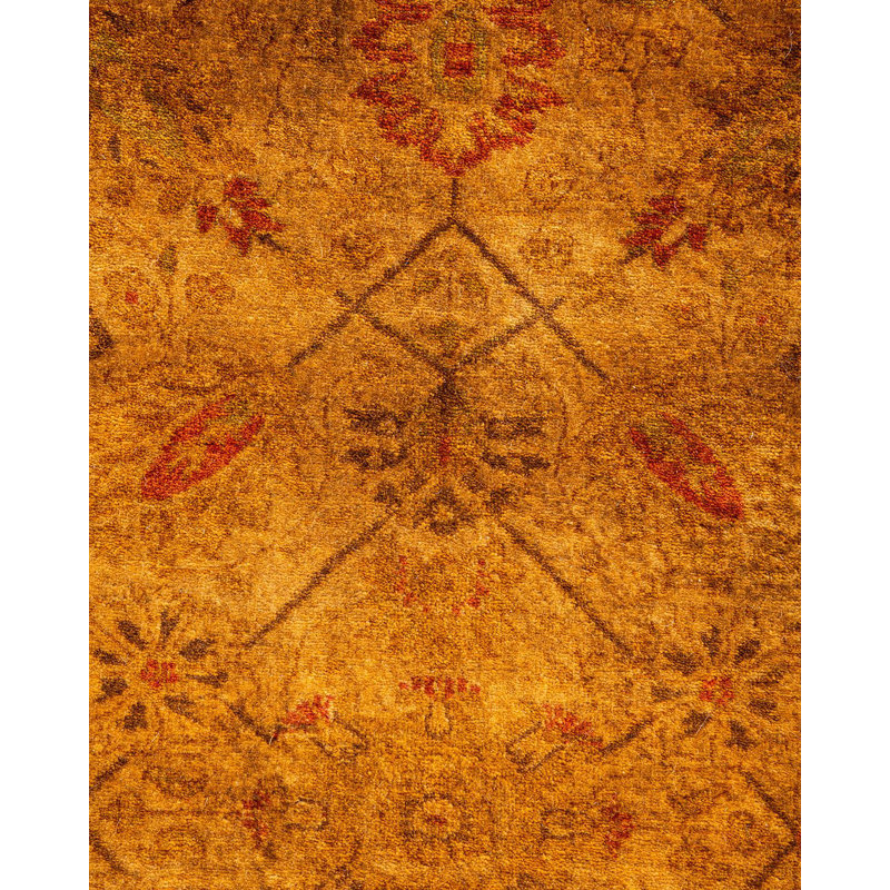 Fine Vibrance One-of-a-Kind 3' 3" X 4' 10" Hand Knotted Area Rug