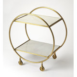 Orian Marble & Metal Bar Cart