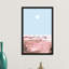 Reproduction d’art graphique rose Beach-43810245-31463719