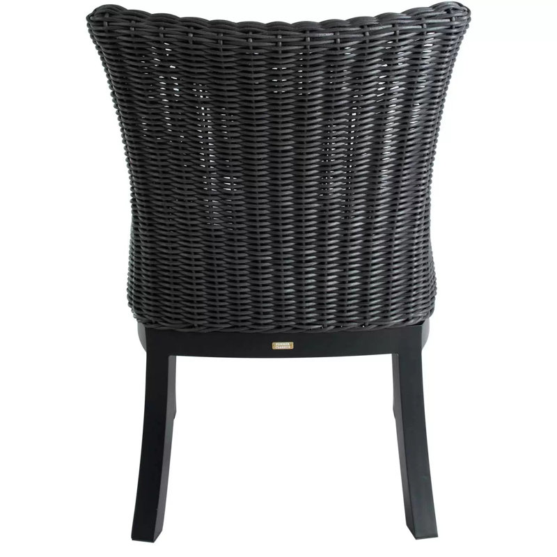Outdoor Dining Armchair, No, Arbor Chambray